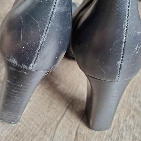 Prada Zip Up Leather Knee-High Boots - Picture 3 of 9